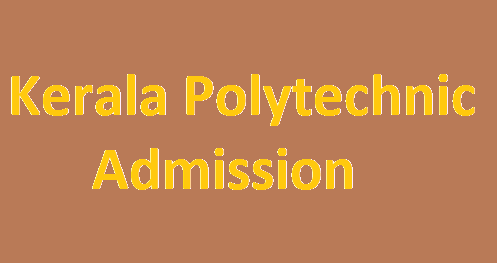 Kerala Polytechnic 2023 Application