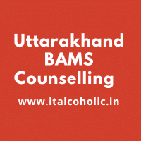 Uttarakhand BAMS Counselling 2023