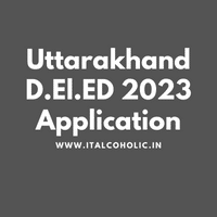 Uttarakhand D.El.ED 2023 Application
